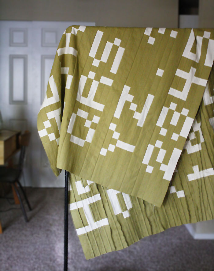 alphabet quilt >> yellow spool