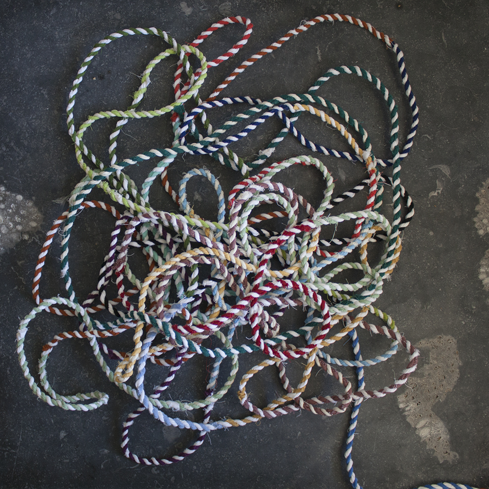 rope making | yellow spool