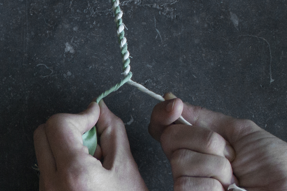 rope making - step 2