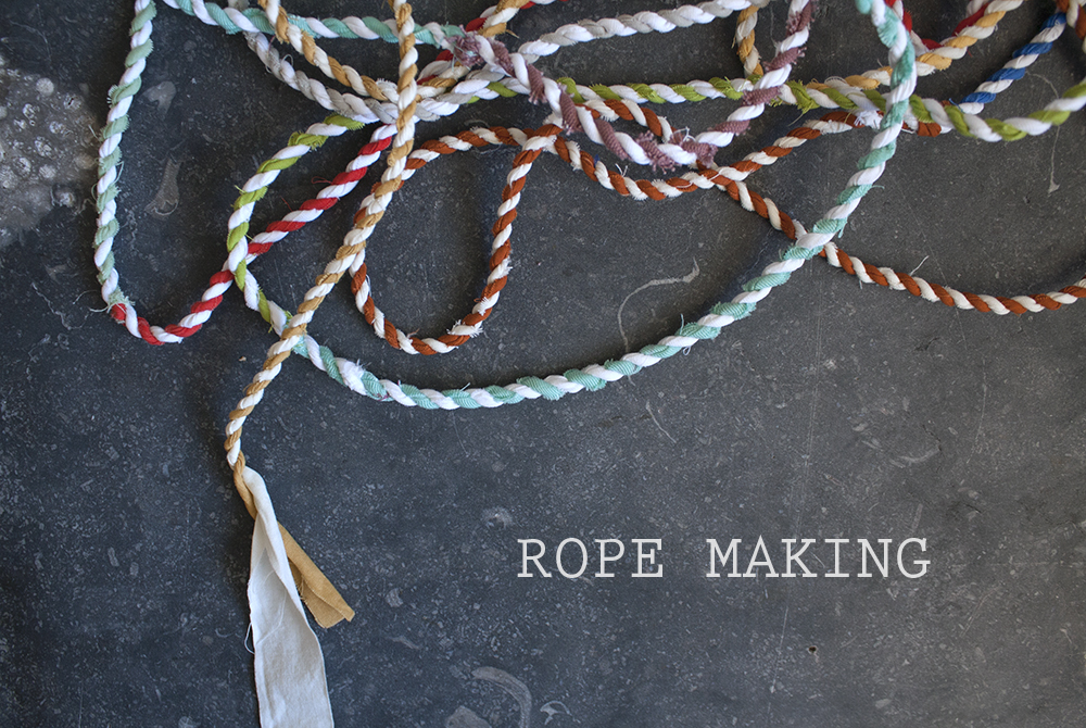 rope making | yellow spool